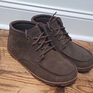 Olukai Men's Chukka Boots in Rich Brown